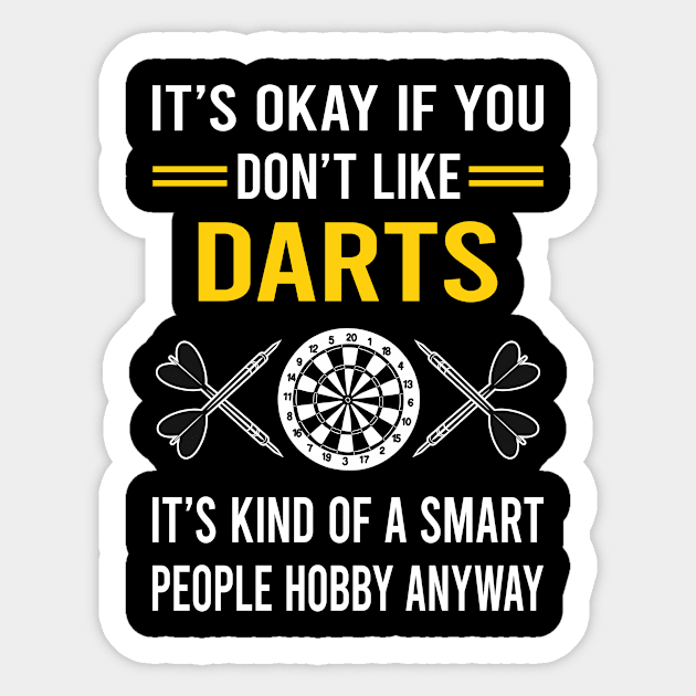 Smart People Hobby Darts Sticker by Good Day